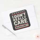 Margaret J.D. Vance VP気にユーモアはあまり得意ではない スクエアシール (封筒)