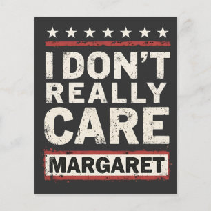 Margaret J.D. Vance VP気にユーモアはあまり得意ではない チラシ
