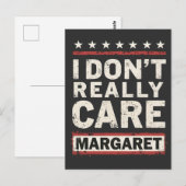 Margaret J.D. Vance VP気にユーモアはあまり得意ではない ポストカード (正面/裏面)