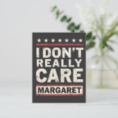 Margaret J.D. Vance VP気にユーモアはあまり得意ではない 案内ポストカード (スタンド正面)