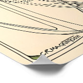 Margaret Macdonald Mackintosh Glasgow School ポスター (角)