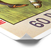 Margarine Vintage Food Ad Art ポスター (角)