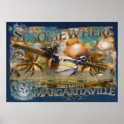 Margaritaポスター=St.どこかで ポスター (正面)