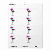 MARGARITA印刷可能ラベル、名前タグ ラベル (フルシート)