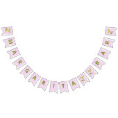 Margarita Bar Pink バンティングフラッグ (全)