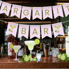 Margarita Bar Pink バンティングフラッグ