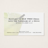 Margarita Business Drinkバウチャーカード (裏面)