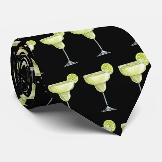 Margarita Cocktail Design ネクタイ (ロール)
