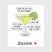 Margarita Concoction Stemless You Love Salt シール (シート)