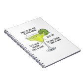 Margarita Concoction Stemless You Love Salt ノートブック (右側)