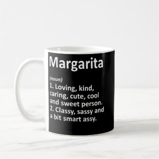 MARGARITA Definition Personalized Funny Birthday G コーヒーマグカップ