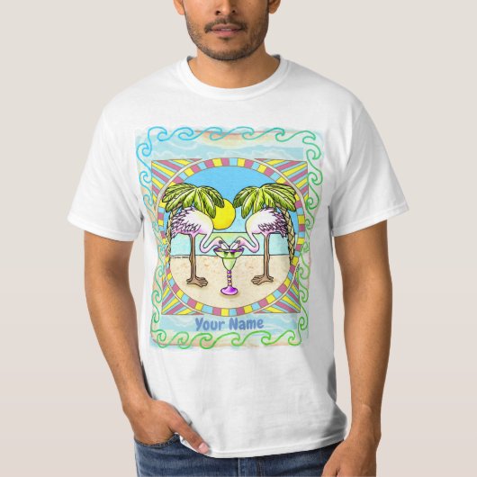 Margarita Flamingo Tシャツ (正面)
