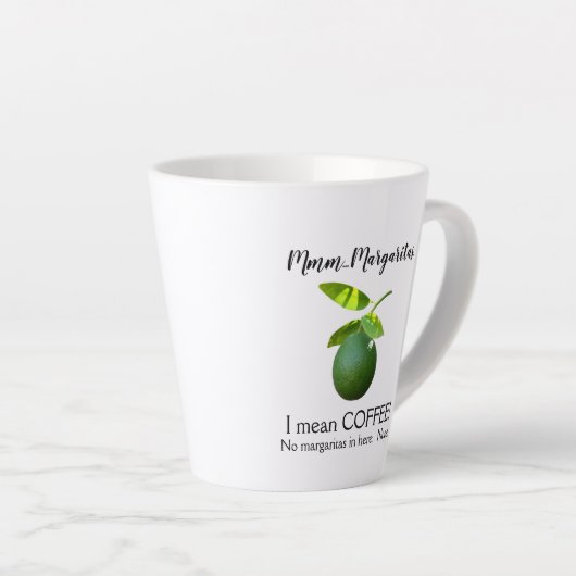 Margarita in Your Cup カフェラテマグ (右アングル)