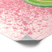 Margarita On Pinkポスターウォールアート ポスター (角)