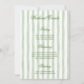 Margaritas and lime Bridal shower 招待状 (裏面)