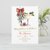 Margaritas and Mistletoe Friendsmas Party 招待状 (スタンド正面)