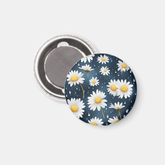 MARGARITAS BLANCA FONDO AZUL マグネット