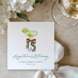 Margaritas & Matrimony Bridal Shower スタンダードカクテルナプキン