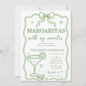 Margaritas pool scribble Party Cocktail ブライダル 招待状 (正面)