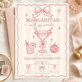 Margaritas pool scribble Party Cocktail ブライダル 招待状