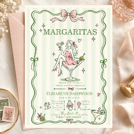 Margaritas pool scribble Party Cocktail ブライダル 招待状