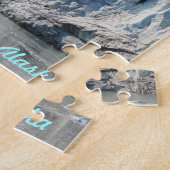 Margerieの氷河、アラスカのパズル ジグソーパズル (側面)