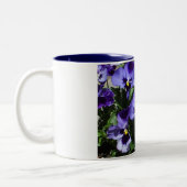 Margieのパンジー ツートーンマグカップ (左)