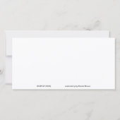 "Margit" 8" x 4"フラットカード (裏面)