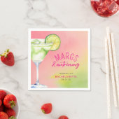 Margs and Matrimony バチェラー・パーティー スタンダードカクテルナプキン (インサイチュ)