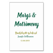 Margs and matrimony add name date bachelorette par テーブルナンバー (裏面)