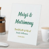 Margs and matrimony add name date bachelorette par 台座サイン (インサイチュ)