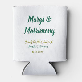 Margs and matrimony add name date bachelorette par 缶クーラー