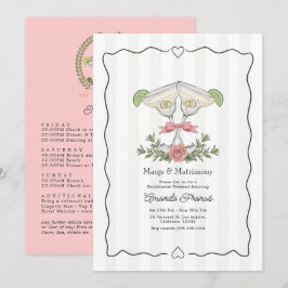 Margs & Matrimony おしゃれなバチェラーウィークエンド 招待状