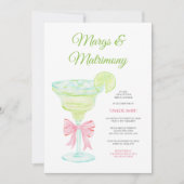 Margs & Matrimony ブライダルシャワーパーティー招待状 招待状 (正面)