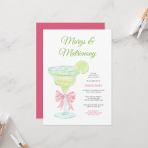 Margs & Matrimony ブライダルシャワーパーティー招待状