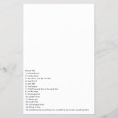 Margs & Matrimony ブライダル絵文字解答付き チラシ (裏面)