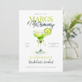 Margs Matrimony マルガリータライム バチェラー・パーティー 招待状 (スタンド正面)