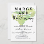 Margs & Matrimony ラージマルガリータ ブライダルシャワー 招待状 (正面)