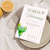 Margs & Matrimony Lime Margarita Bridal Shower 招待状