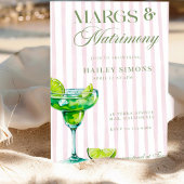 Margs & Matrimony Lime Margarita Bridal Shower 招待状