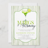 Margs Matrimony Margarita Bistro Bridal Shower 招待状 (正面)