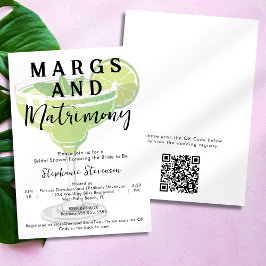 Margs & Matrimony QRコード マーガリタ ブライダルシャワー 招待状