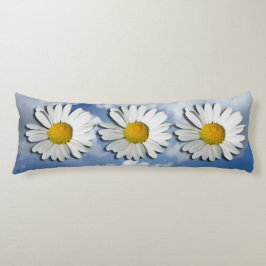 Marguerite Blossom +あなたのテキストとアイディア ボディピロー