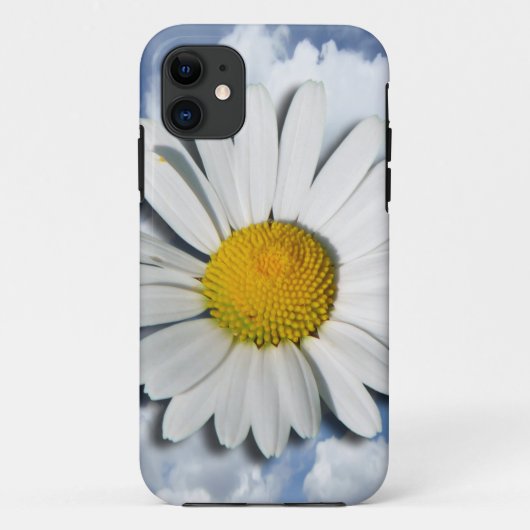 Marguerite Blossom +あなたのテキストとアイディア Case-Mate iPhoneケース (裏面)