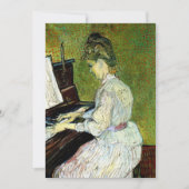 Marguerite Gachet at the Piano by Vincent van ゴッホ (正面)