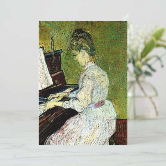 Marguerite Gachet at the Piano by Vincent van ゴッホ (スタンド正面)