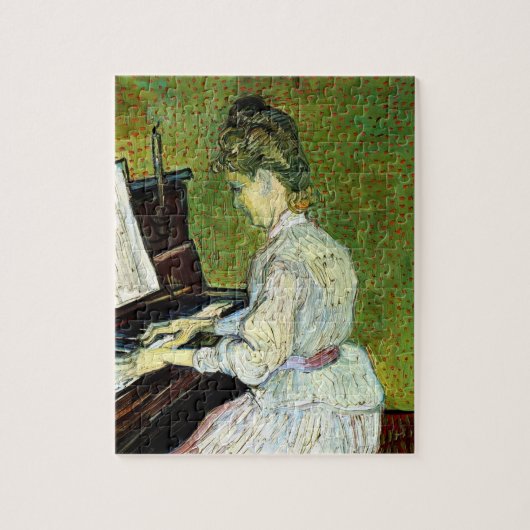 Marguerite Gachet at the Piano by Vincent van ゴッホ ジグソーパズル (縦)