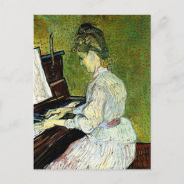 Marguerite Gachet at the Piano by Vincent van ゴッホ ポストカード