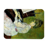 Marguerite Gachet at the Piano by Vincent van ゴッホ マグネット (横)
