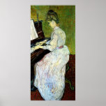 Marguerite Gachet at the Piano - Vincent van Gogh ポスター<br><div class="desc">This painting titled, Marguerite Gachet at the Piano is made by the famous artist, Vincent van Gogh. About Vincent van Gogh Vincent van Gogh saw color as the chief symbol of expression. There is a reason his art connects with the viewers, because van Gogh was determined to give happiness by...</div>